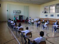 Uczniowie podczas konkursu