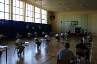 Uczniowie podczas konkursu