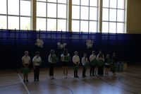 Uczniowie podczas występu