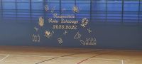 Dekoracja sali gimnastycznej na rozpoczęcie roku szkolnego 2025/2026