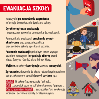 Plakat o ewakuacji
