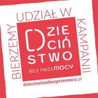 Logo Kampanii Dzieciństwo bez przemocy