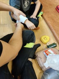 Zajęcia praktyczne ze strażakami