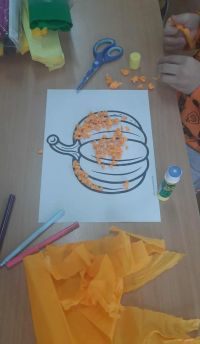 Praca plastyczna z okazji Dnia Dyni