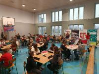 Uczniowie podczas gry