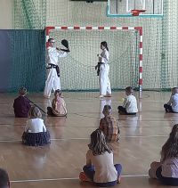 Uczniowie podczas zajęć