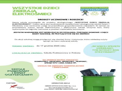 Wszystkie Dzieci zbierają elektrośmieci