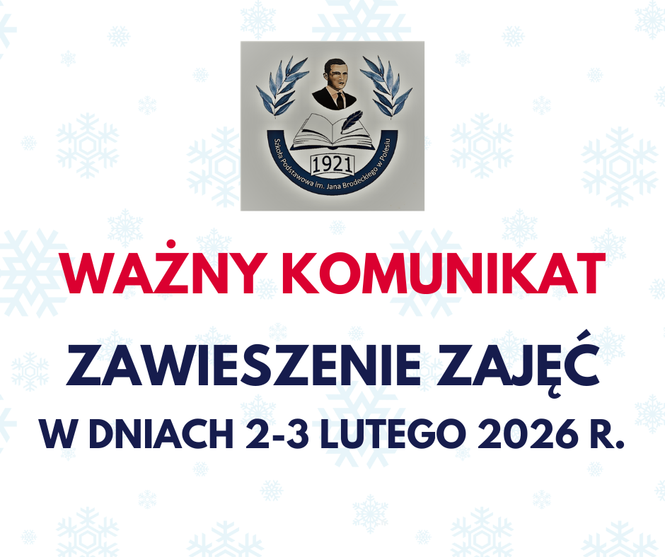 Zawieszenie zajęć w dniach 2-3 lutego 2026 r.